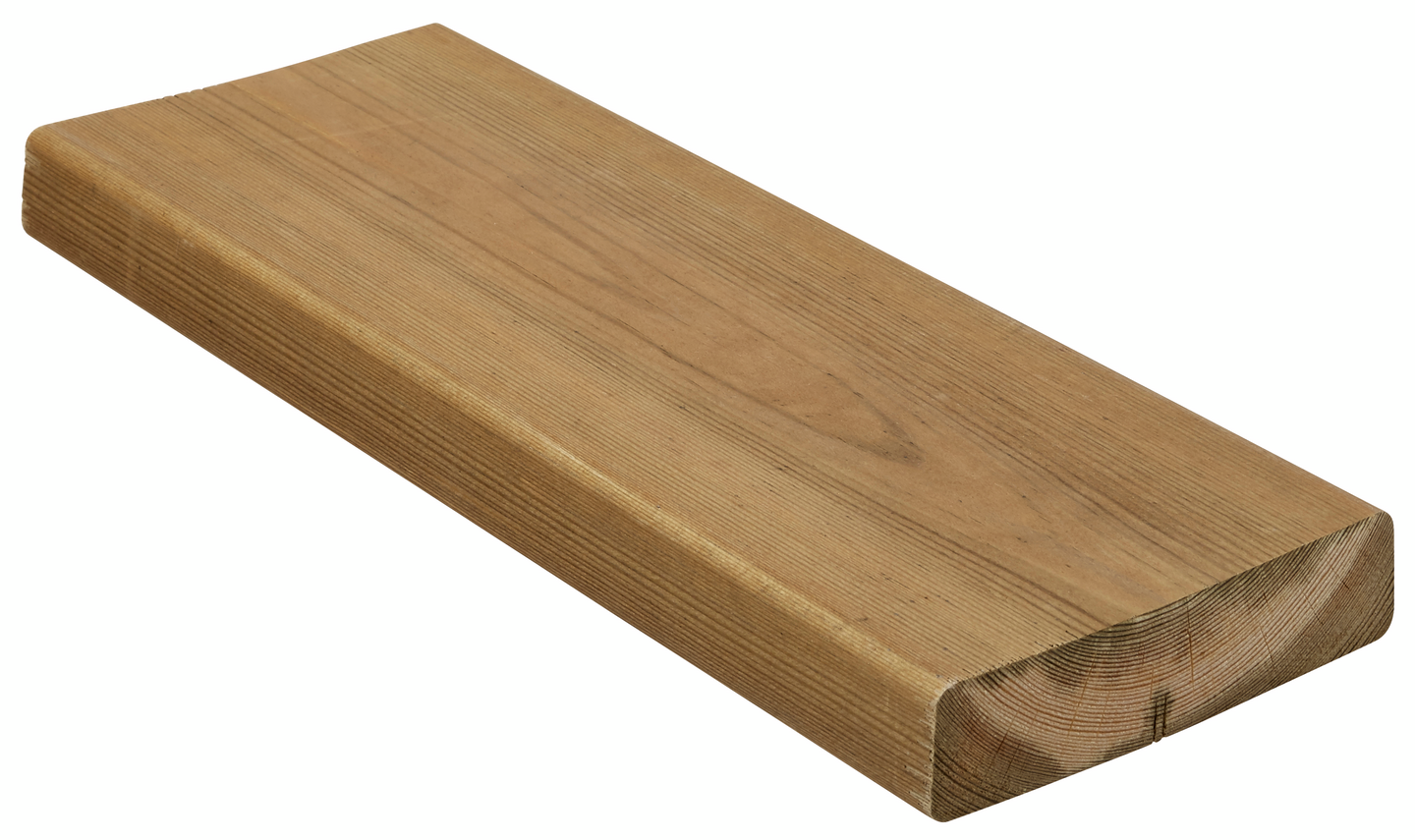 Terassilauta PROF kestopuu ruskea sileä 28x120x4500 NTR/AB