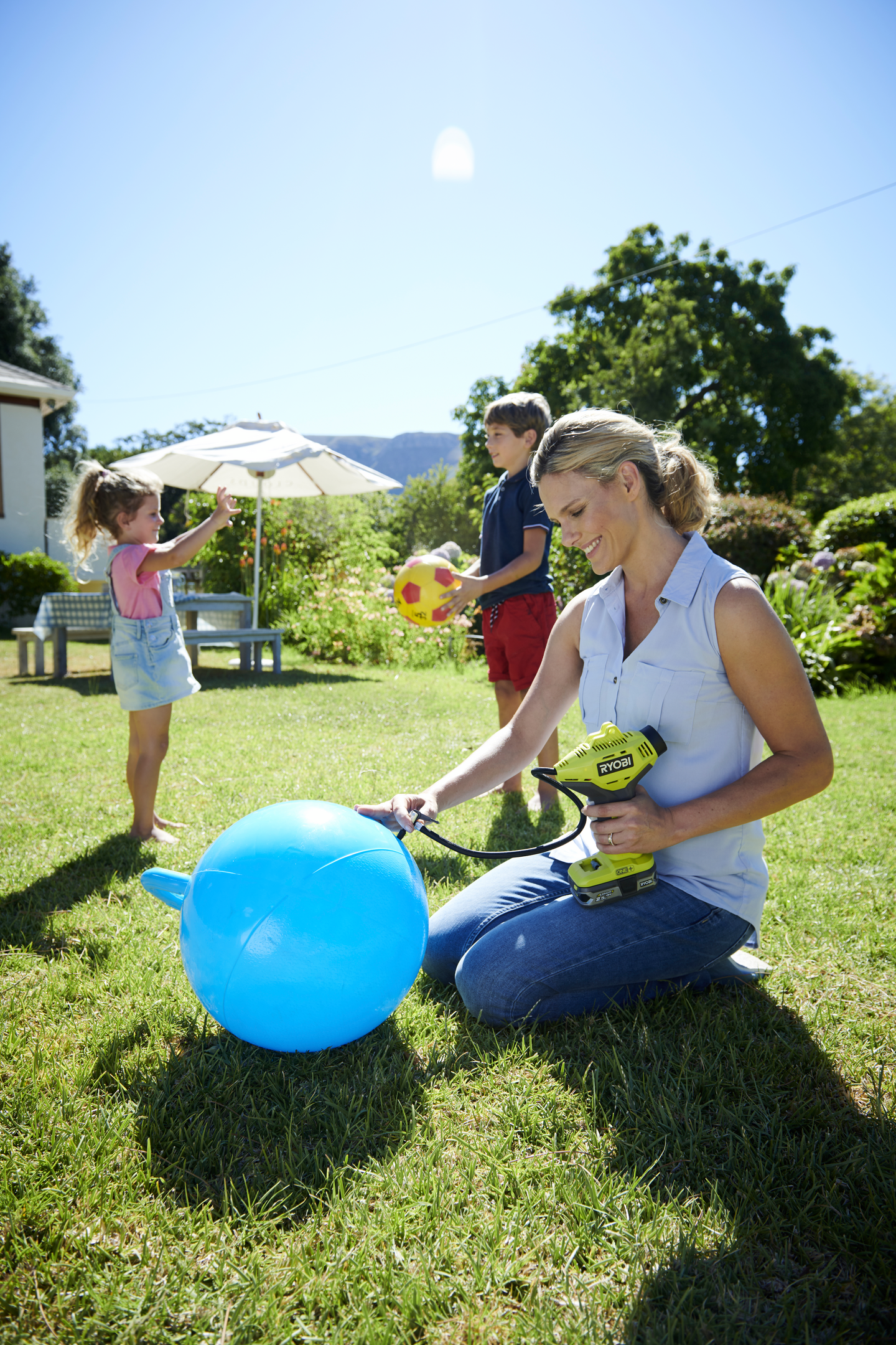 Akkuilmapumppu Ryobi R18PI-0 18V ONE+ runko