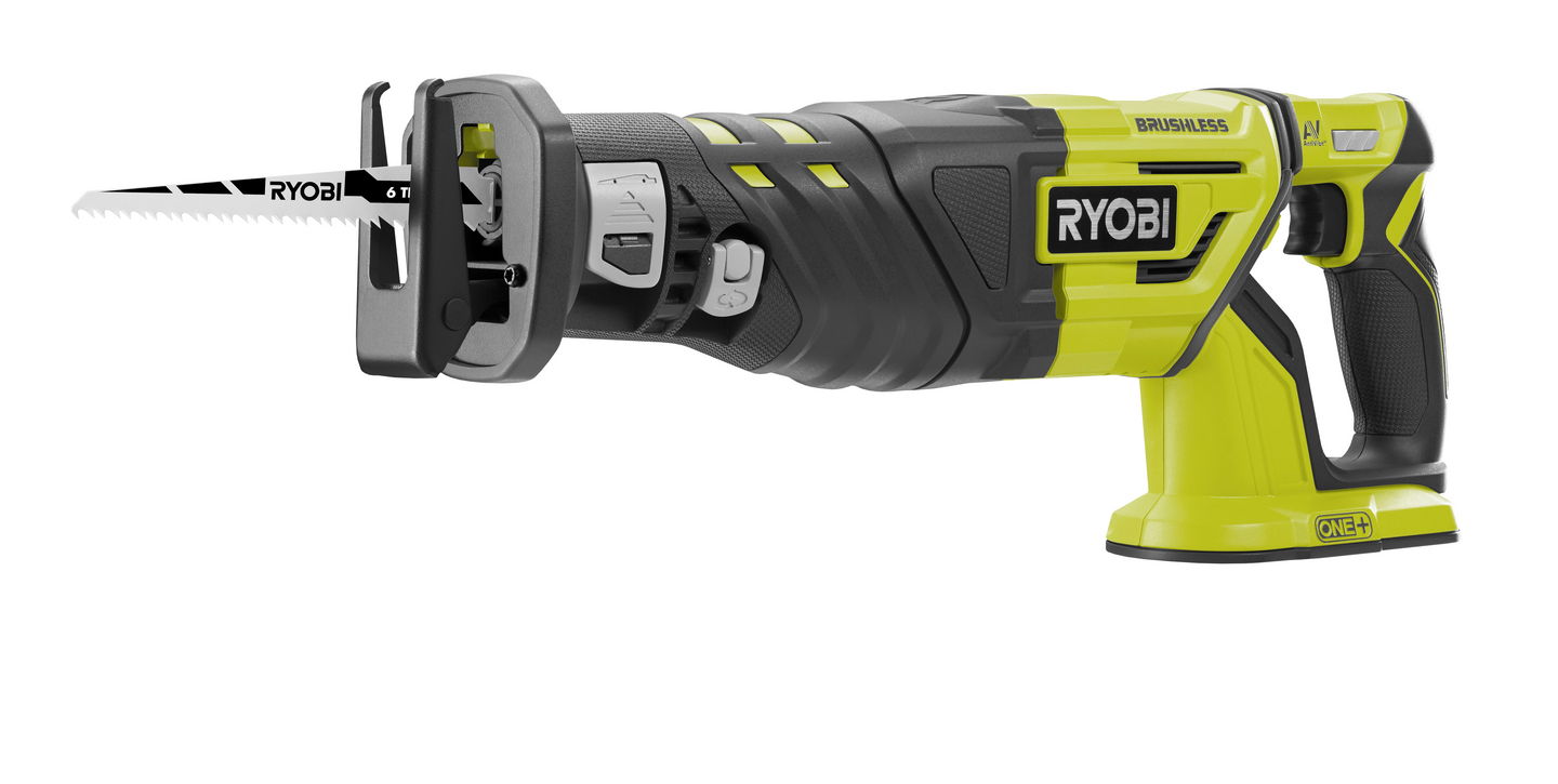 Akkupuukkosaha Ryobi R18RS7-0 18V ONE+ hiiliharjaton ei akkua