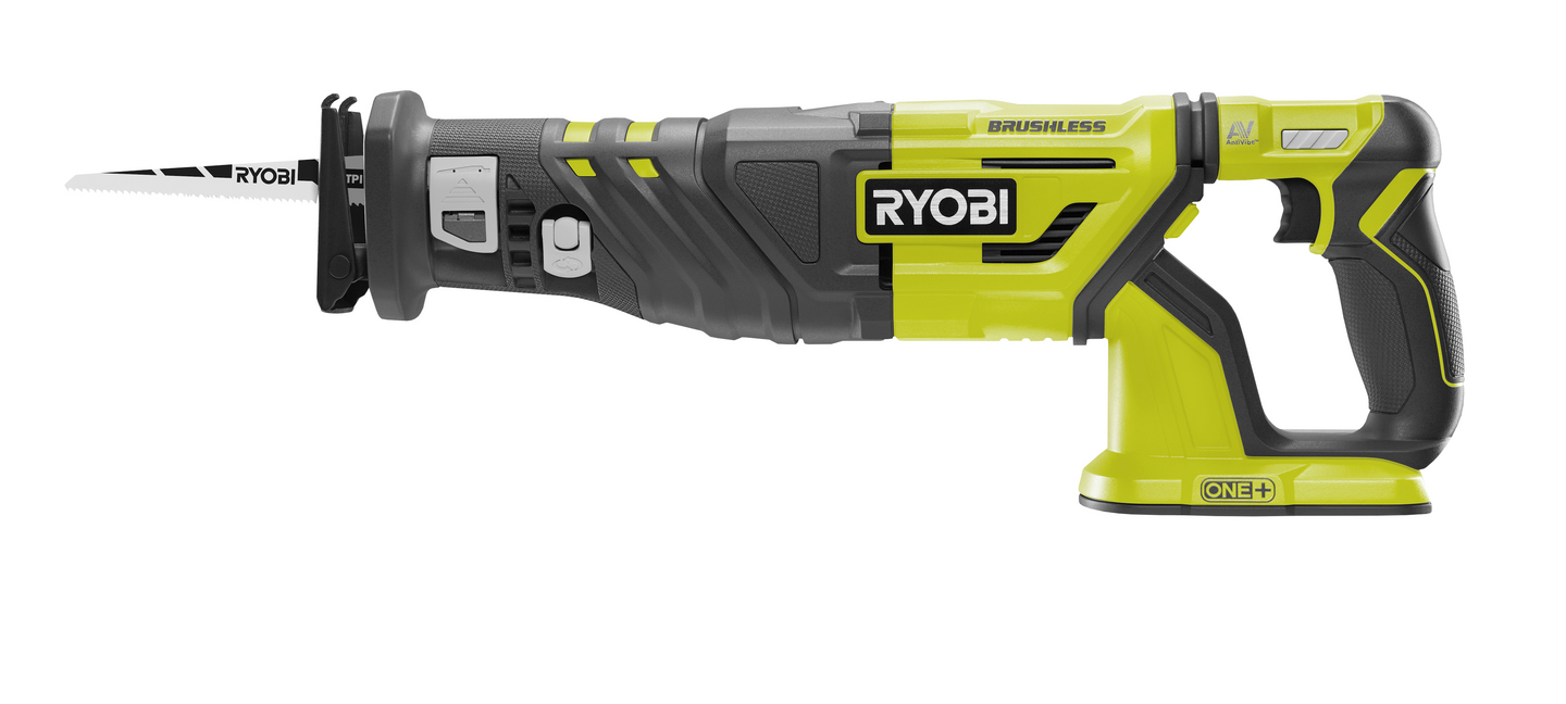 Akkupuukkosaha Ryobi R18RS7-0 18V ONE+ hiiliharjaton ei akkua
