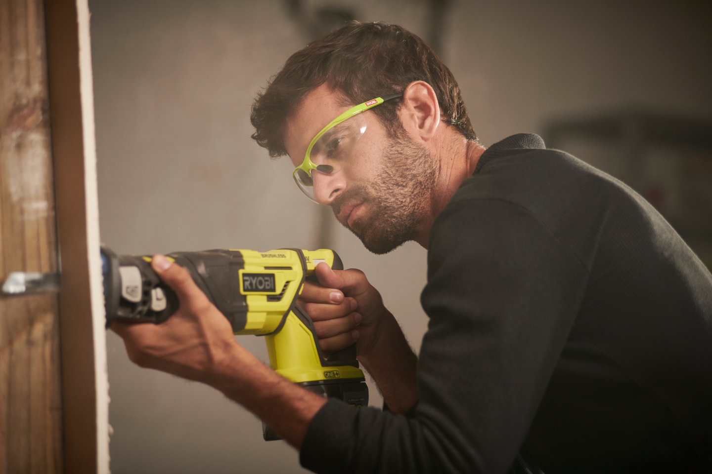 Akkupuukkosaha Ryobi R18RS7-0 18V ONE+ hiiliharjaton ei akkua