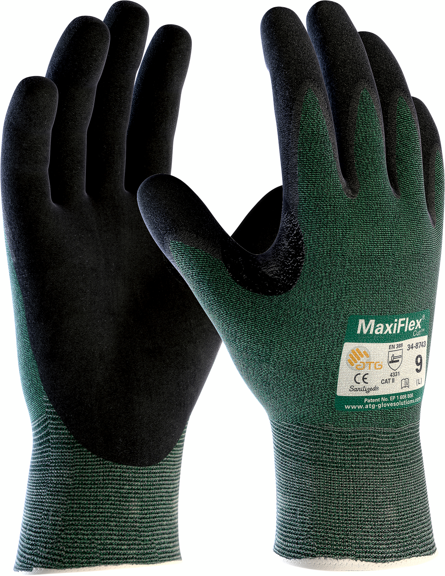 Käsineet ATG MaxiFlex Cut viiltosuoja 3 nippu