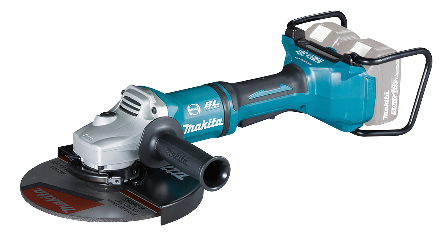 Akkukulmahiomakone Makita DGA900ZX1 2x18V LXT runko
