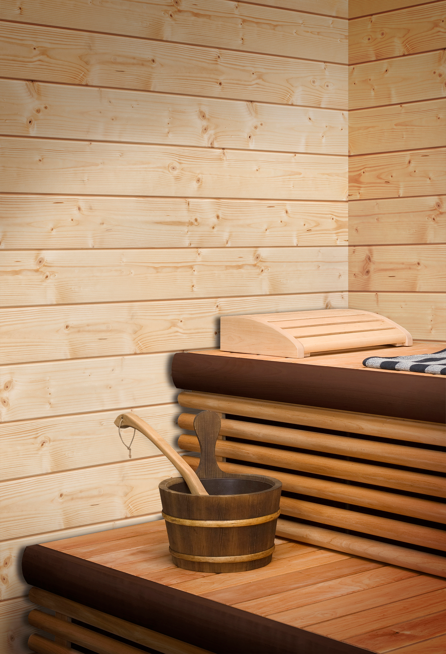 Saunapaneeli Cello 14x120x2250 STS4 TK saunasuojattu kirkas