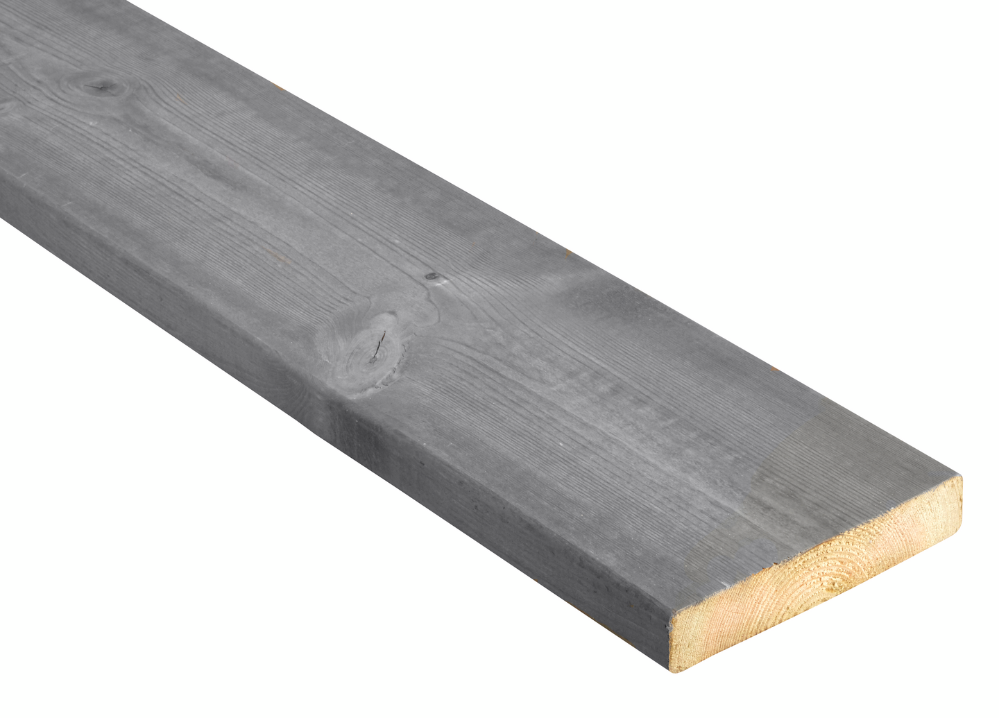 Terassilauta Cello kestopuu harmaa sileä 28x145x3600 NTR/AB