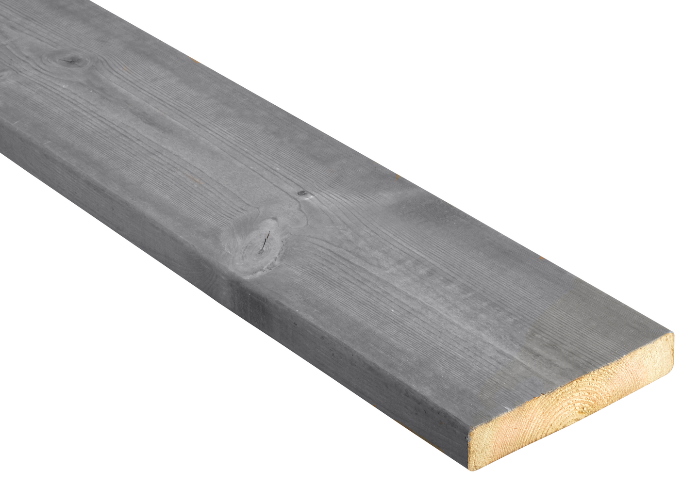 Terassilauta Cello kestopuu harmaa sileä 28x145x4500 NTR/AB