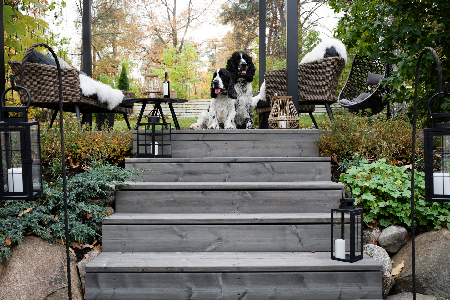 Terassilauta Cello kestopuu harmaa sileä 28x145x4500 NTR/AB