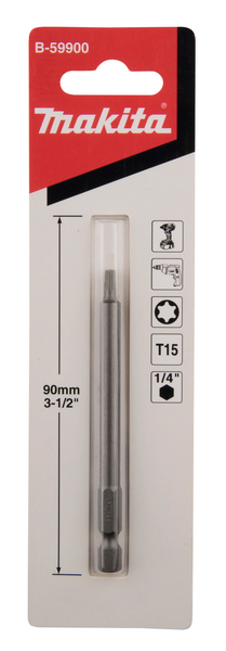 Ruuvauskärki Makita TX15 90mm 1kpl