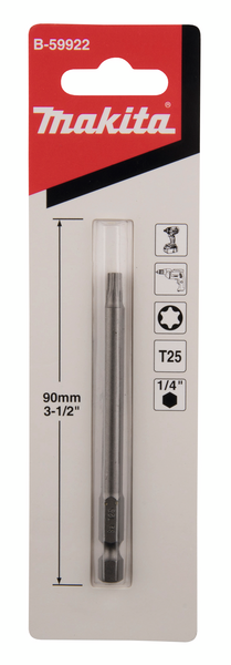 Ruuvauskärki Makita TX25 90mm 1kpl