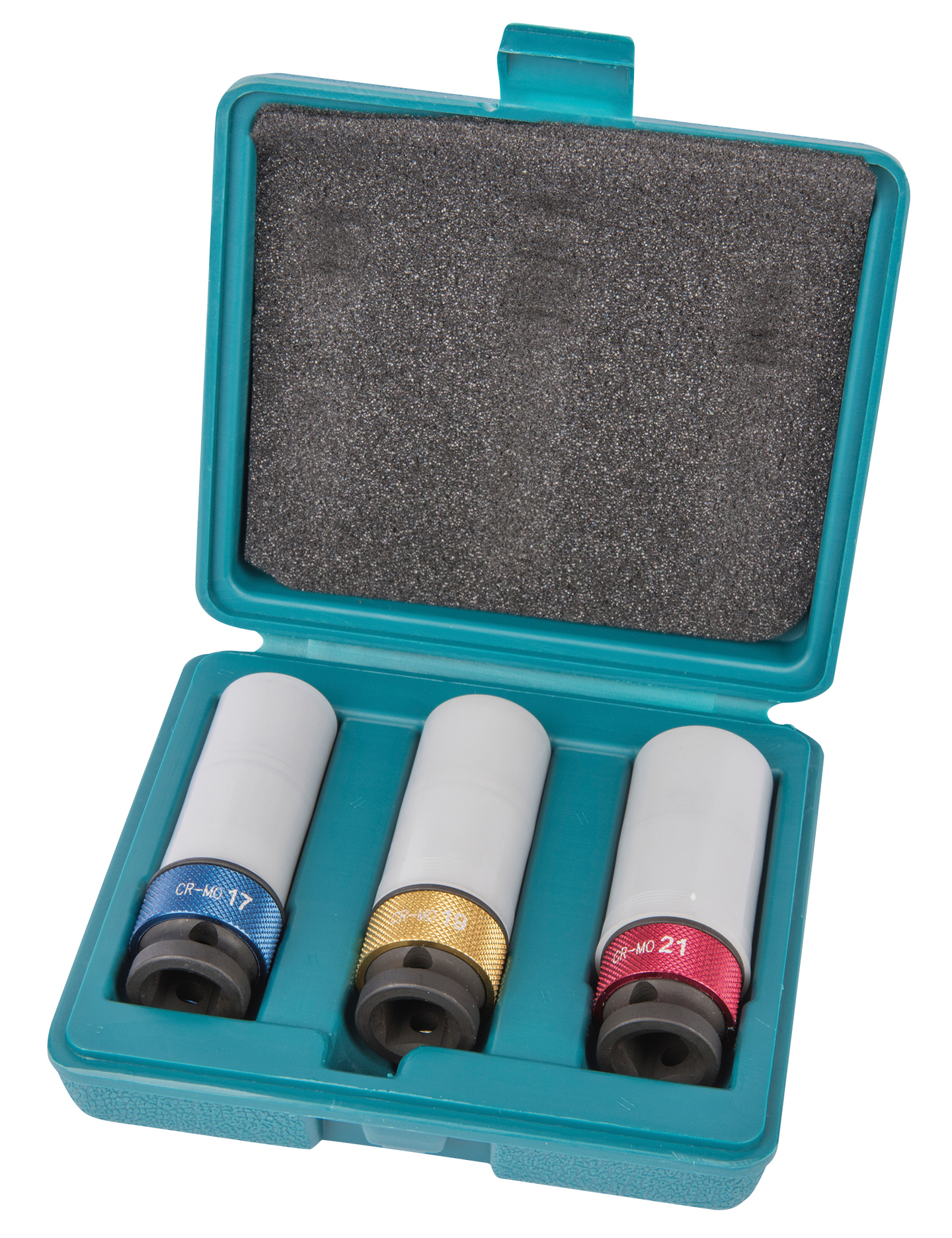 Voimahylsylajitelma Makita 1/2 hylsyt 85mm koot 17/19/21mm