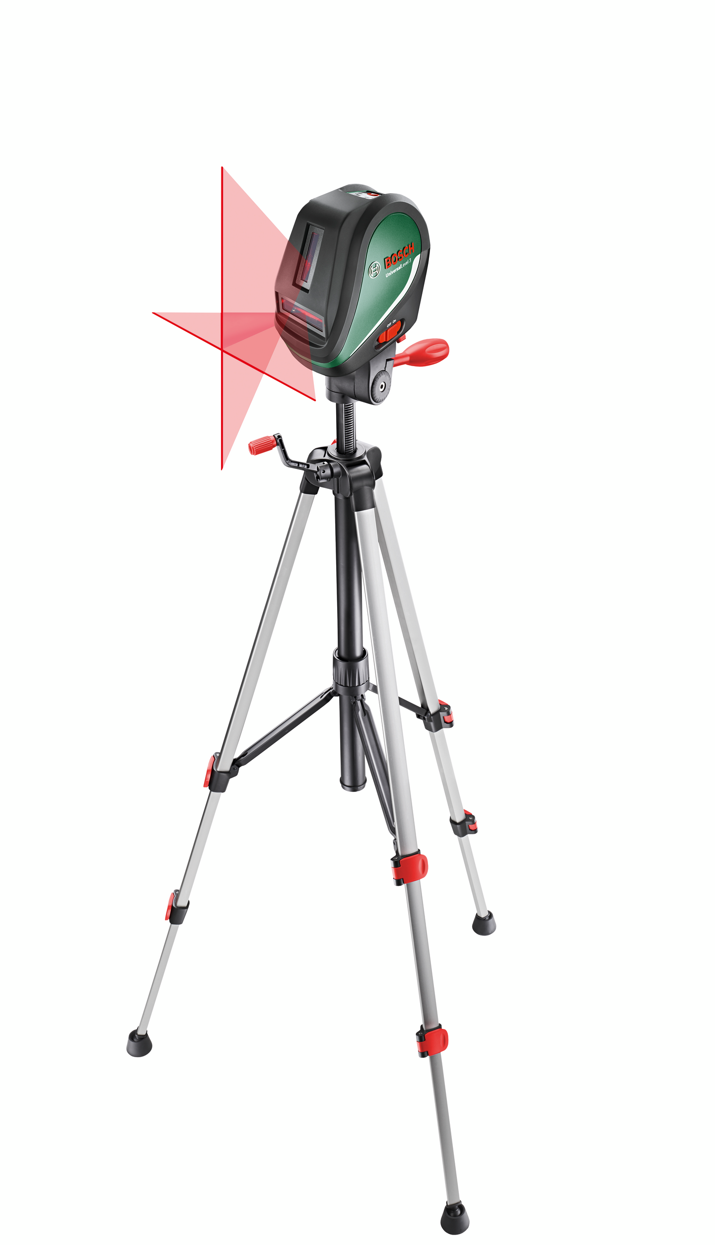 KRYSSLASER BOSCH UNIVERSALLEVEL 3 M STATIV