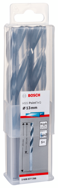 Metalliporanterä Bosch 13,0mm 5kpl HSS-R Pointtec