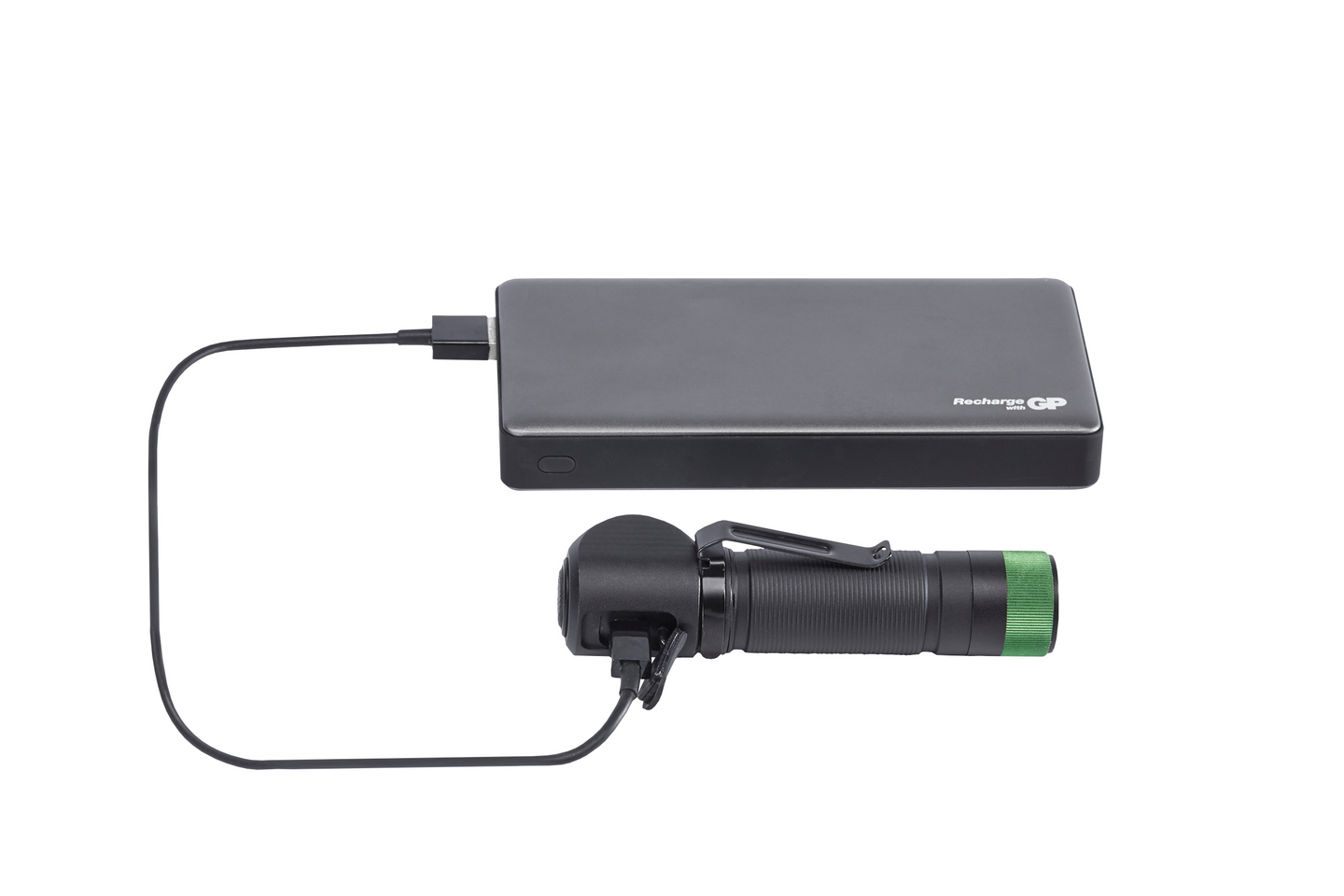 Otsa-/käsivalaisin GP CHR35 ladattava 600lm