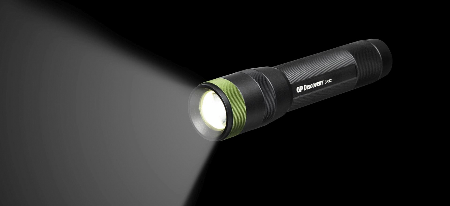 Taskulamppu GP CR42 ladattava 1000lm