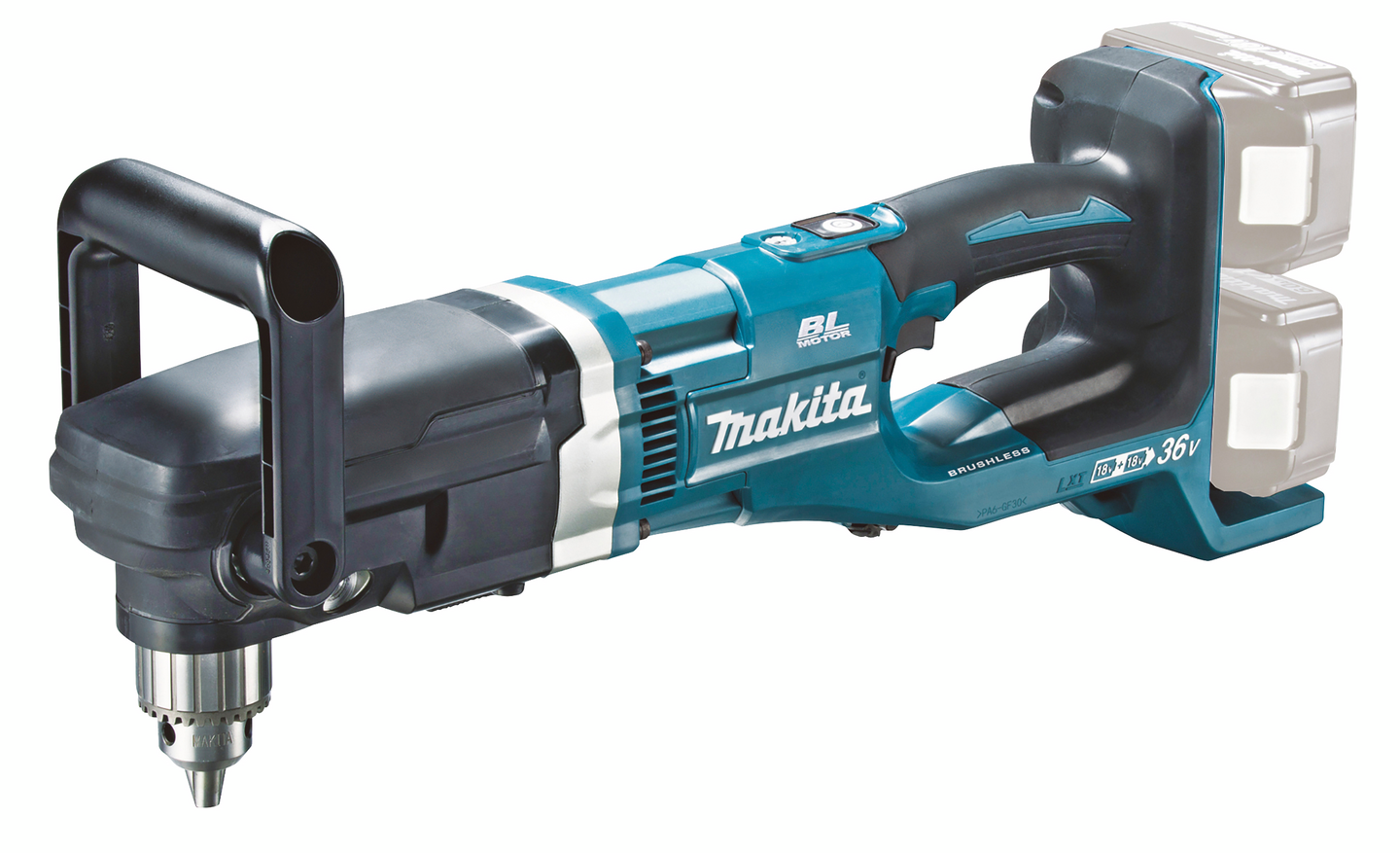 Kulmaporakone Makita DDA460ZK 2x18V LXT runko