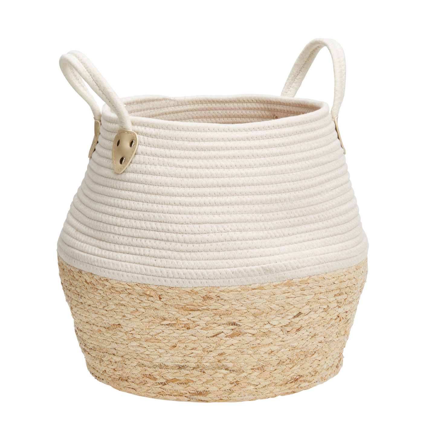 Säilytyskori Cello Tia L 38x34cm valkoinen beige