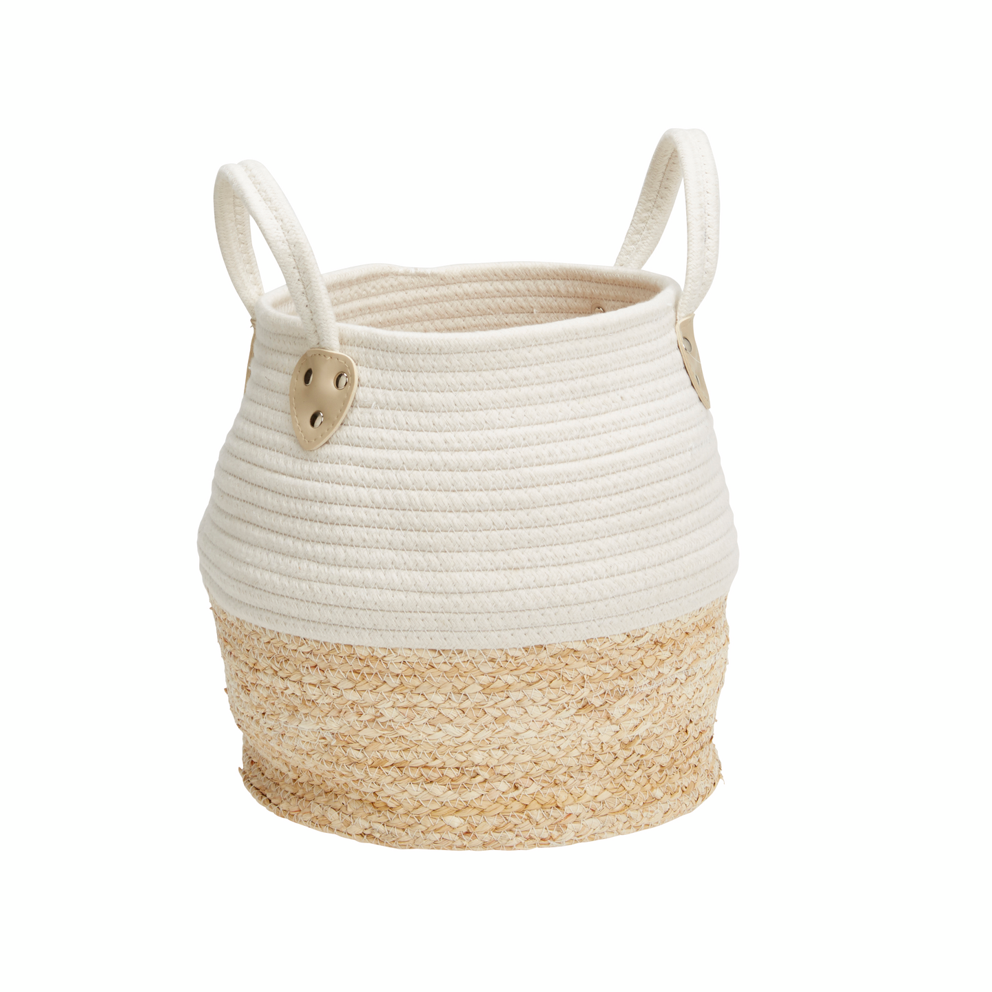 Säilytyskori Cello Tia M 30x28cm valkoinen beige