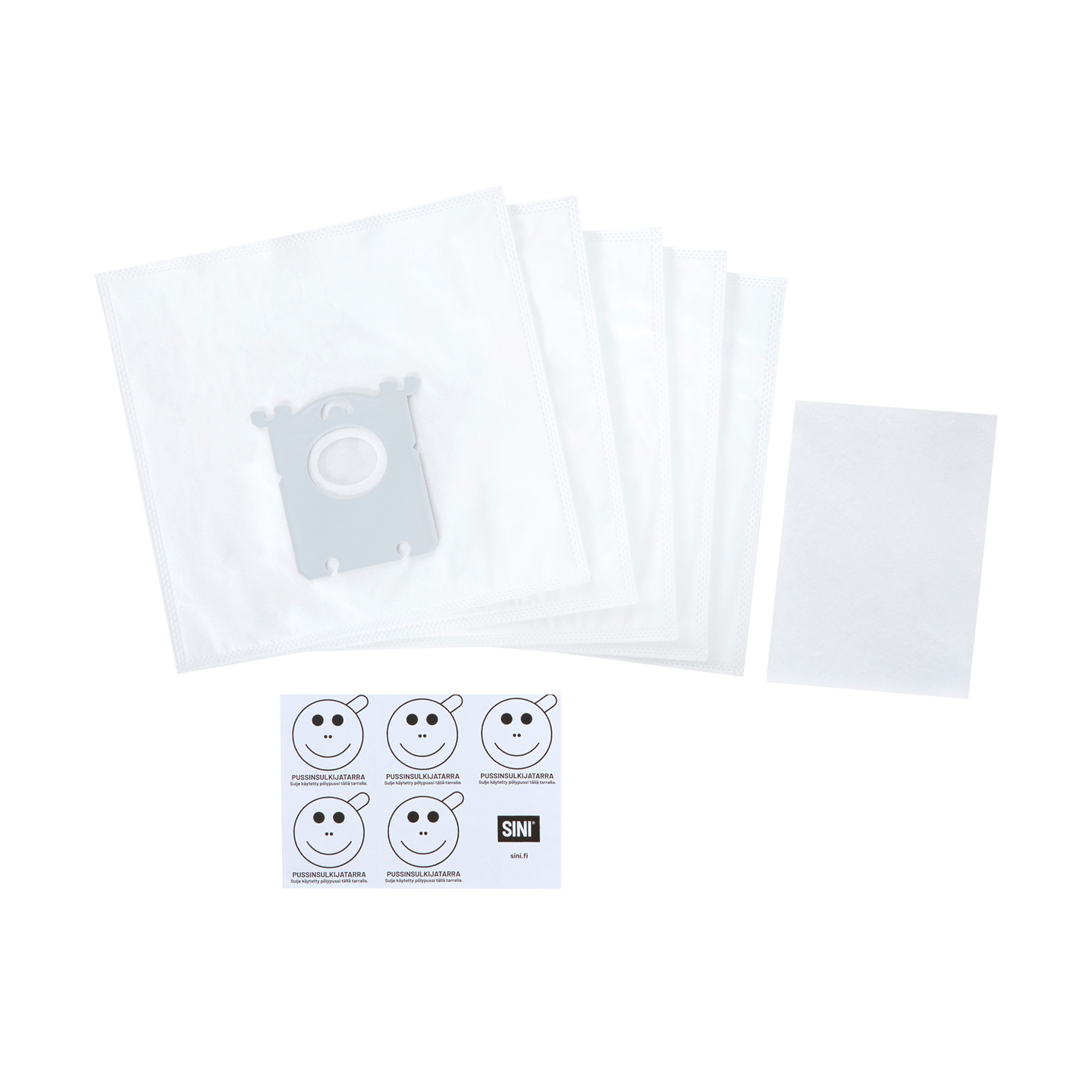 Mikrokuitupölypussi SINI 5kpl S51675