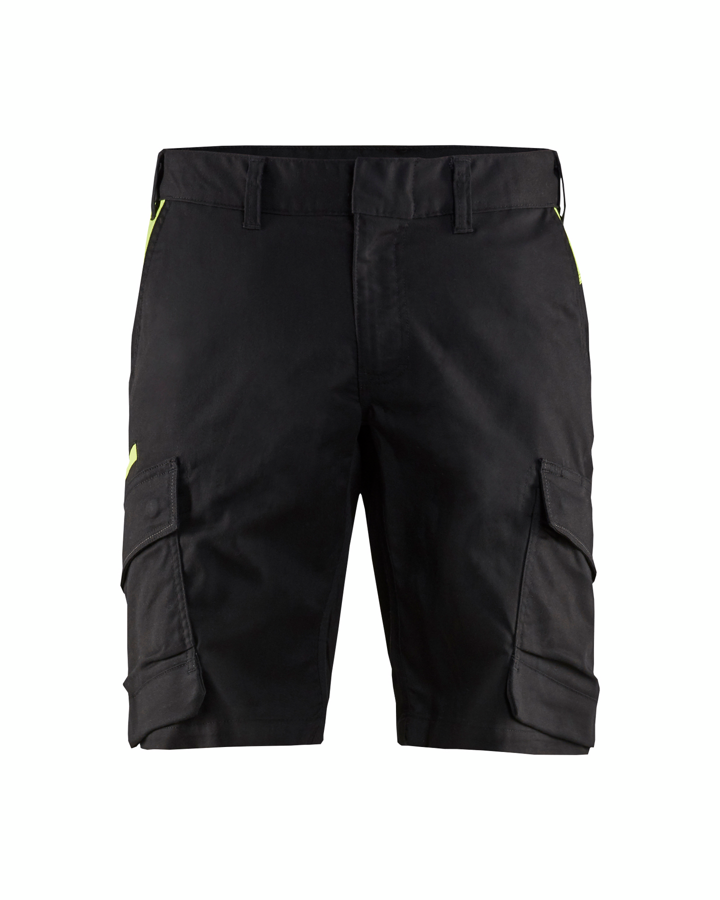 Shortsit Blåkläder 144618329933 musta/keltainen