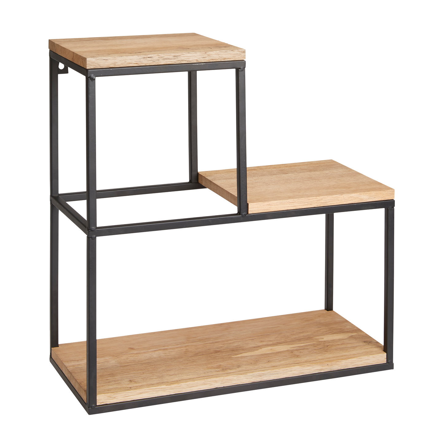 Seinähylly Cello Carl musta/puu