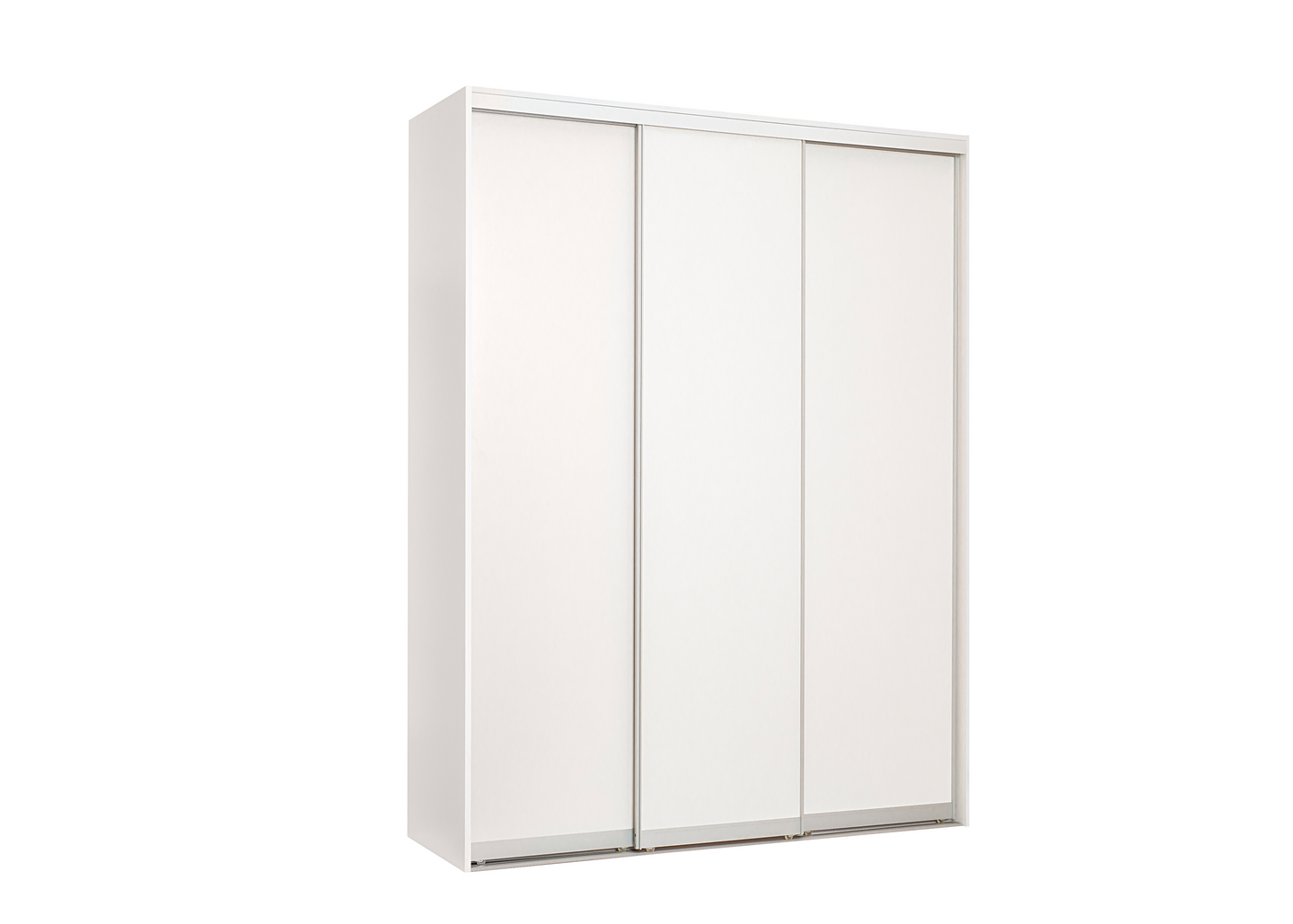 Liukuovikaapisto Cello 1774 valkoiset levyovet