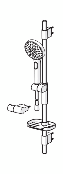 Suihkusetti Oras 423 Hydractiva 3-spray