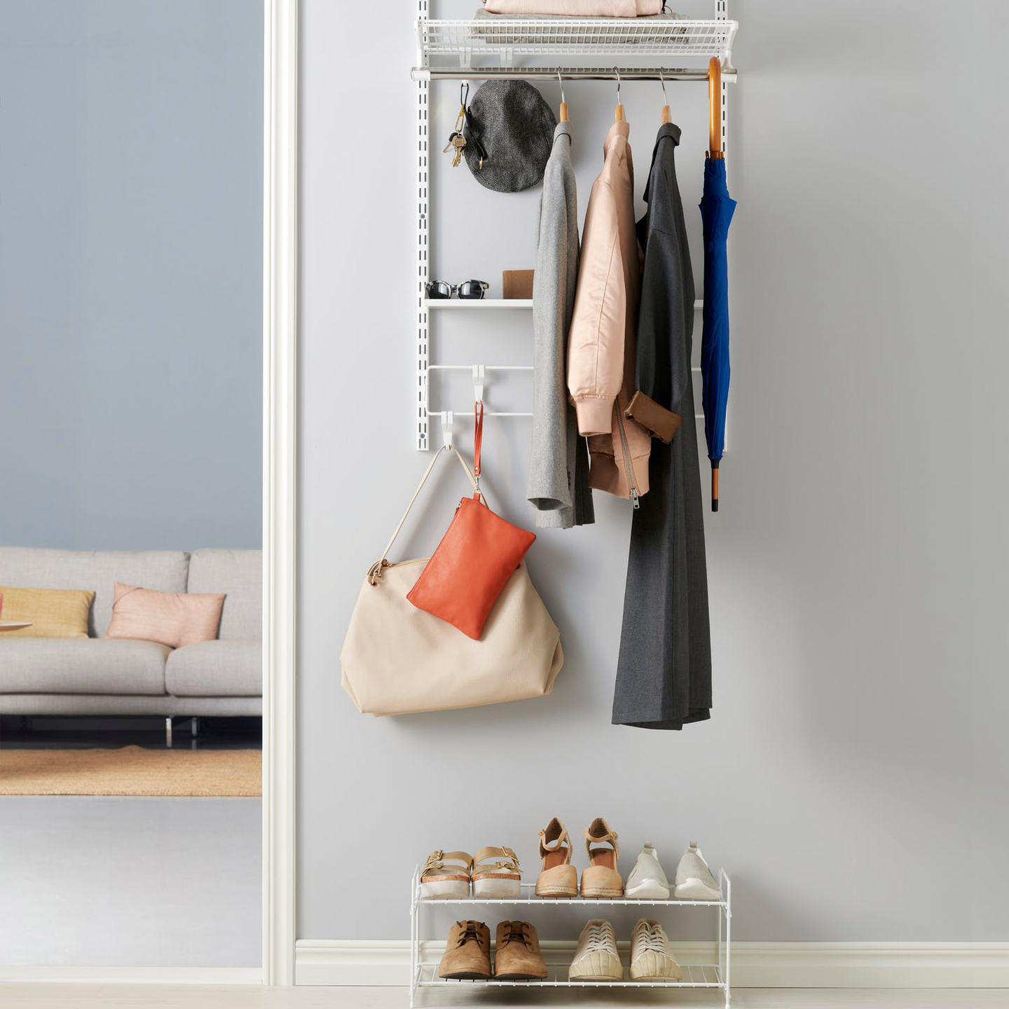 SKOSTÄLL VIT ELFA 701010