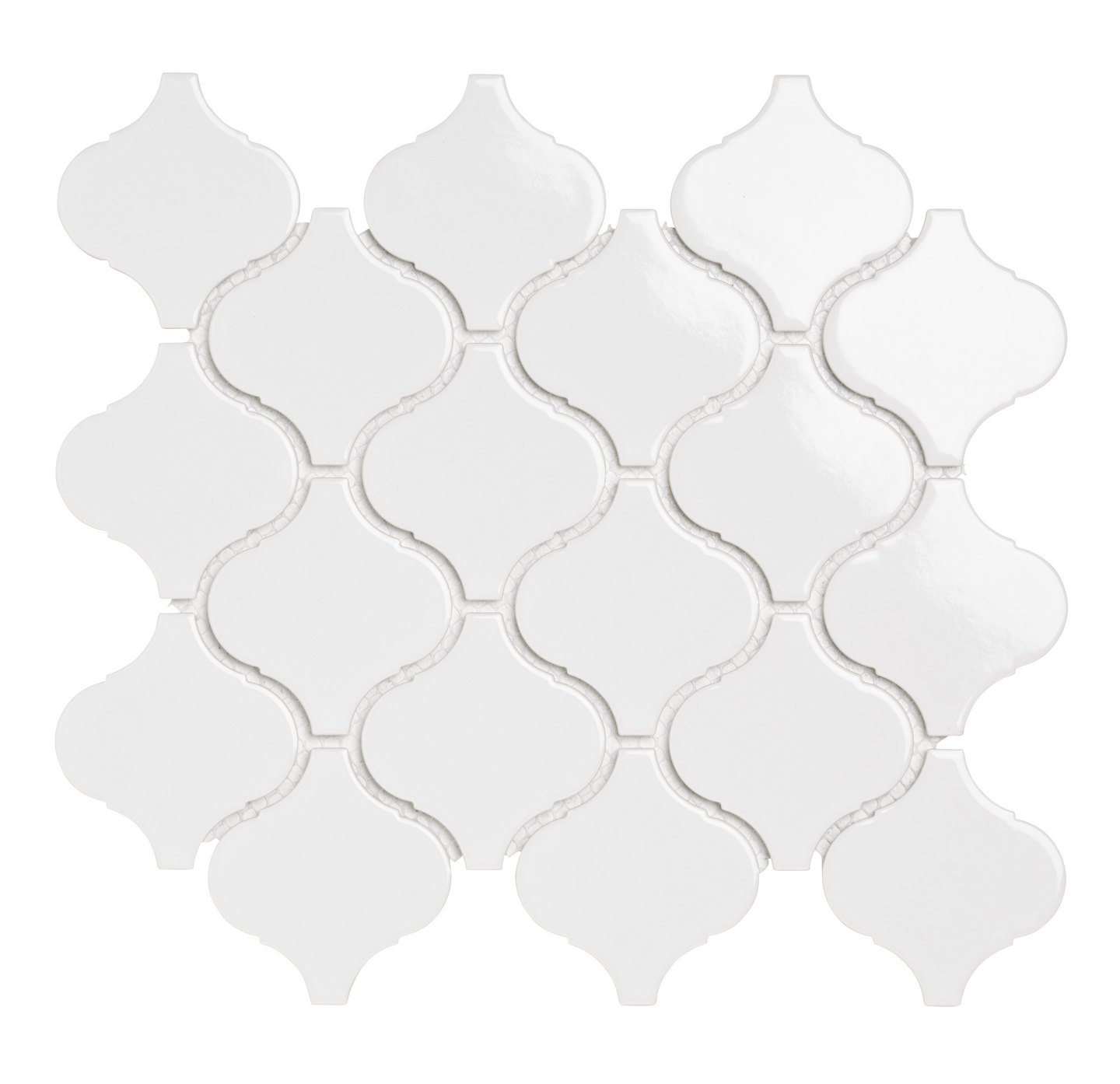 MOSAIK FLAME CELLO 28X24,6 WHITE GLOSSY/ARK, (K)10 ARK/KRT