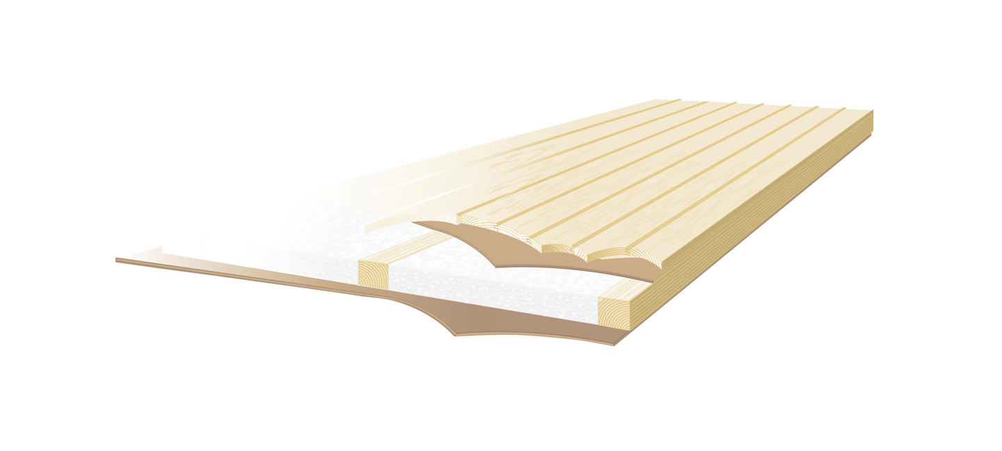 FÖRRÅDSDÖRR VIBOSTUGAN 10GR 8X19 BOARD HÖGER