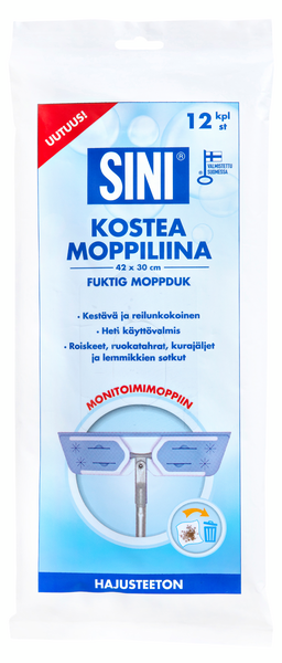 Moppiliina SINI kostea 42x30cm 12kpl