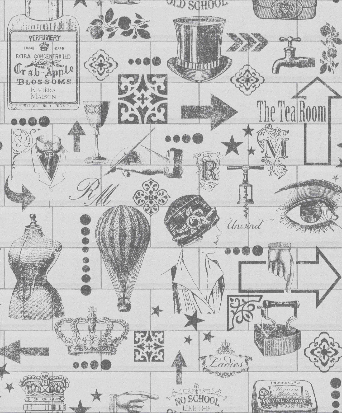 Tapetti BN Riviera Maison 2 219920 vinyylikuitu 10,05m