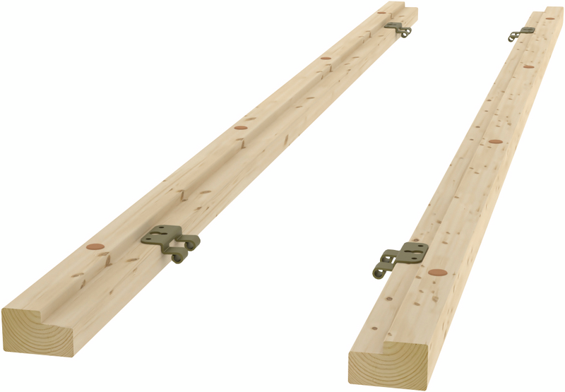 Karmi Swedoor 600 92mm 15M puuvalmis mänty yläkappale  