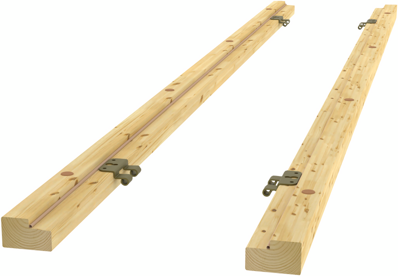 Karmi Swedoor 601 92mm 13M lakattu tiivistetty mänty yläkappale  