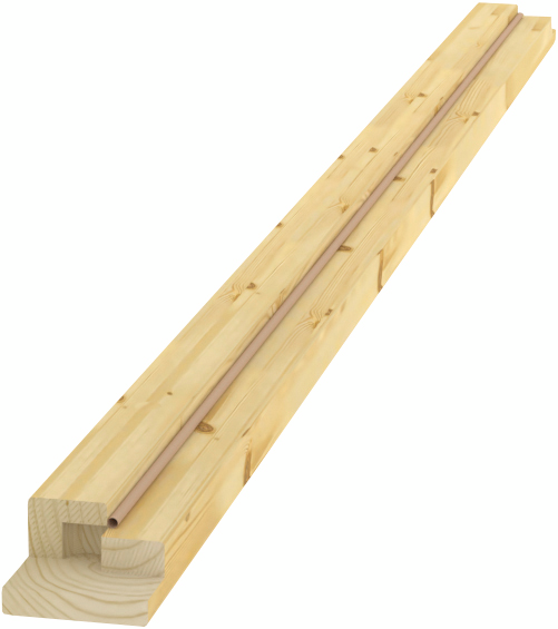 Karmi Swedoor 601 92mm 13M lakattu tiivistetty mänty yläkappale  