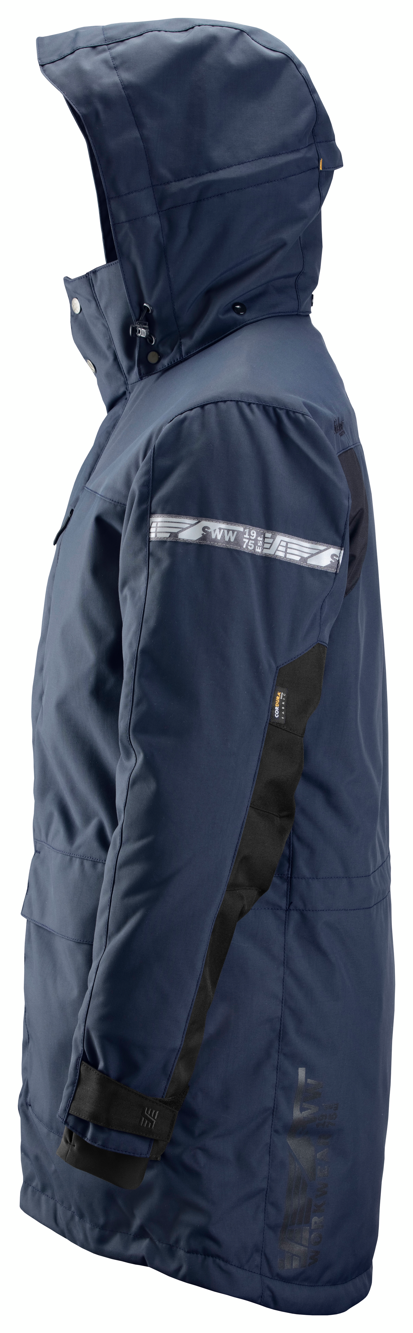 Talvitakki Snickers AllroundWork vedenkestävä 37.5® parka 1800 Navy-musta