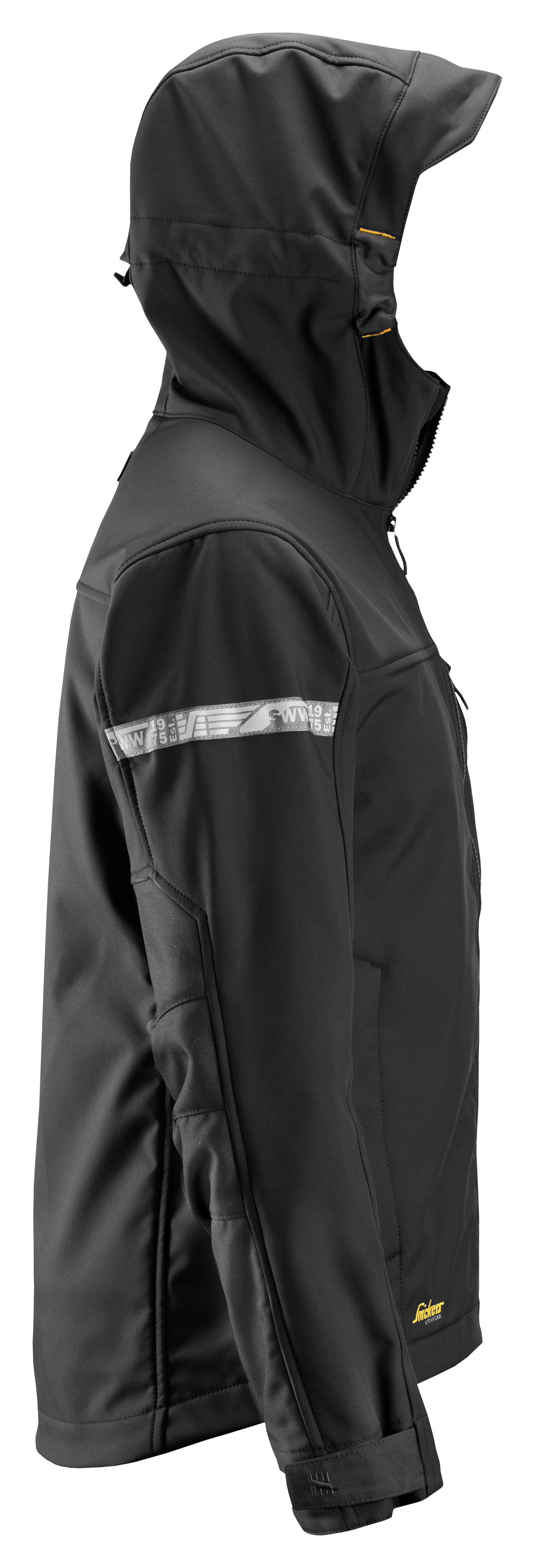 Takki Snickers AllroundWork Softshell hupulla 1229 musta