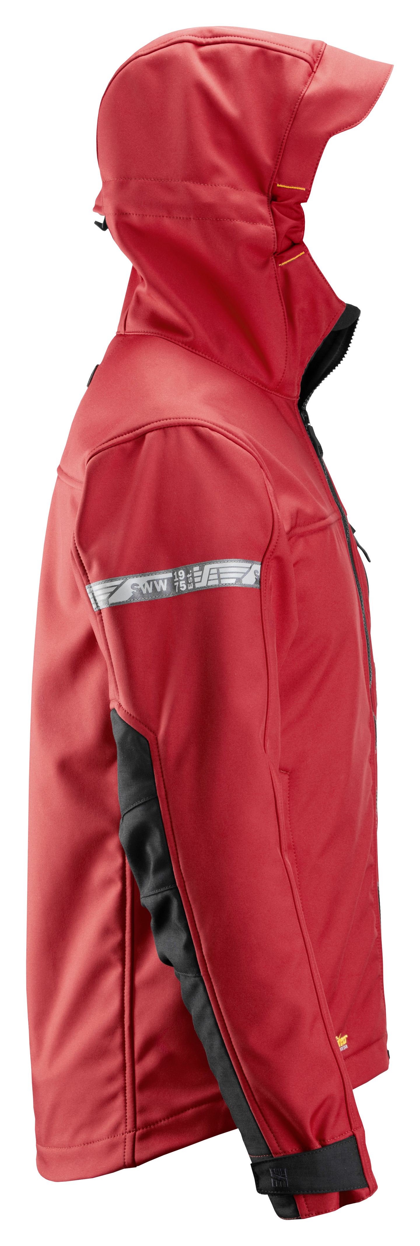 Takki Snickers AllroundWork Softshell hupulla 1229 punainen-musta