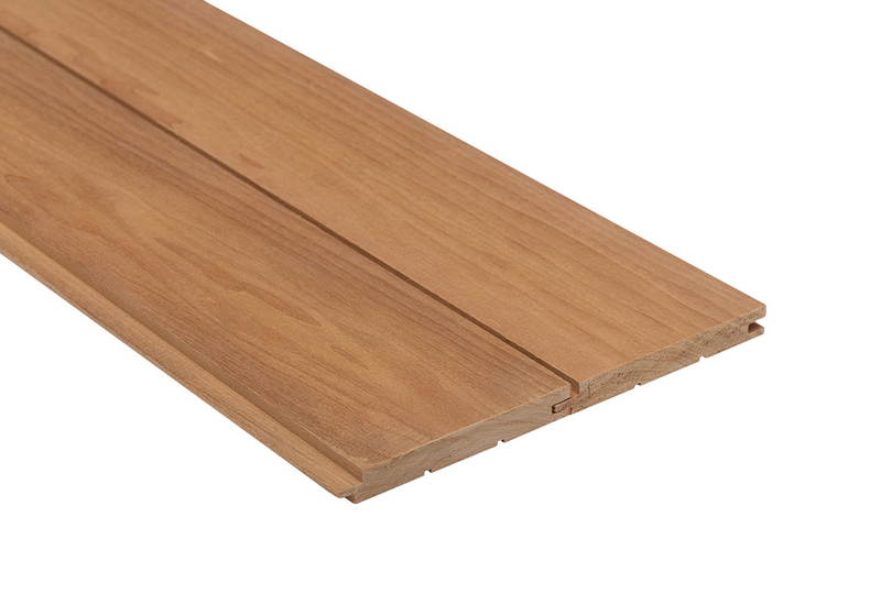 Saunapaneeli Thermory 15x120x2100 STS4 lämpökäsitelty haapa