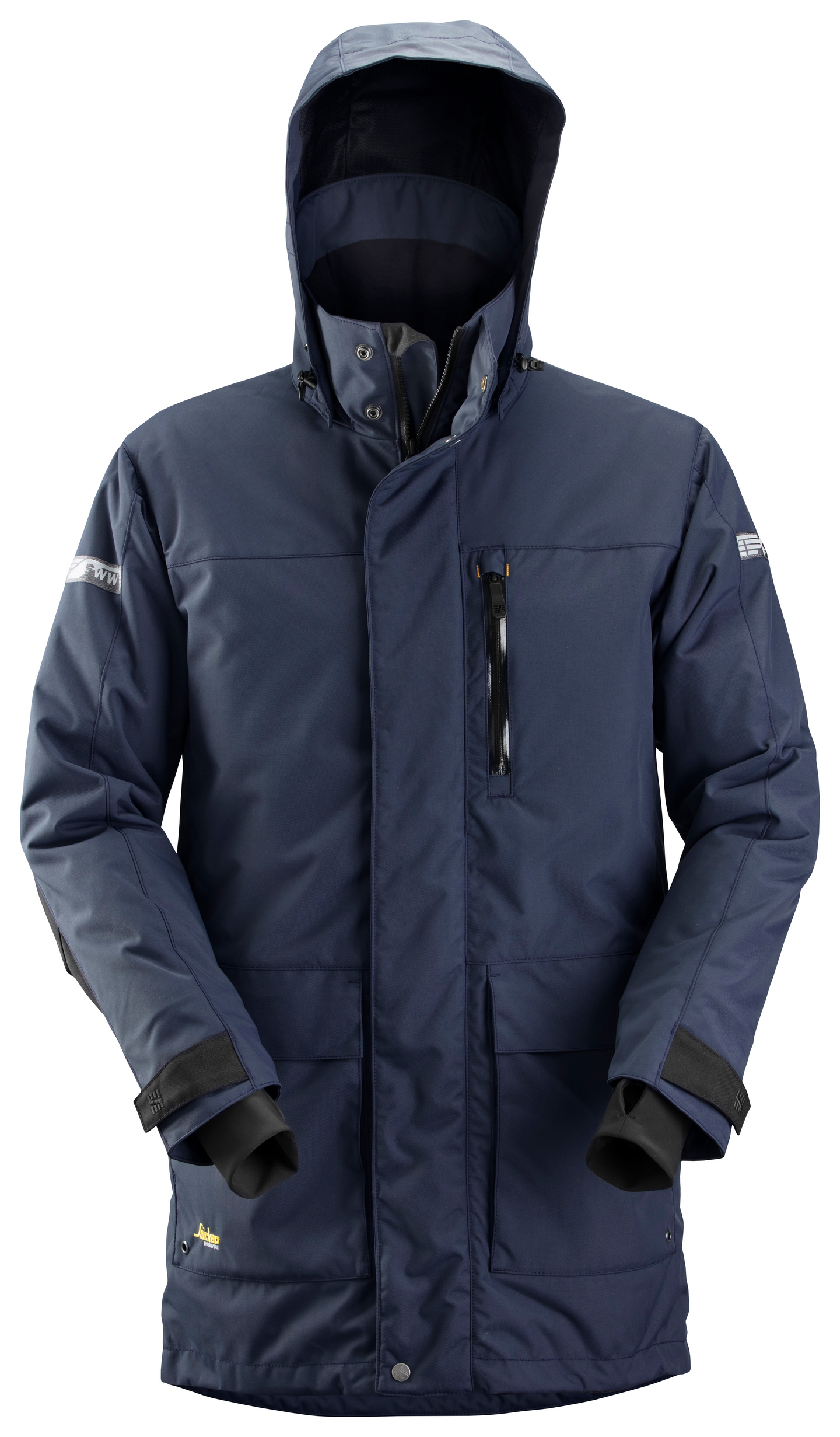 Talvitakki Snickers AllroundWork vedenkestävä 37.5® parka 1800 Navy-musta
