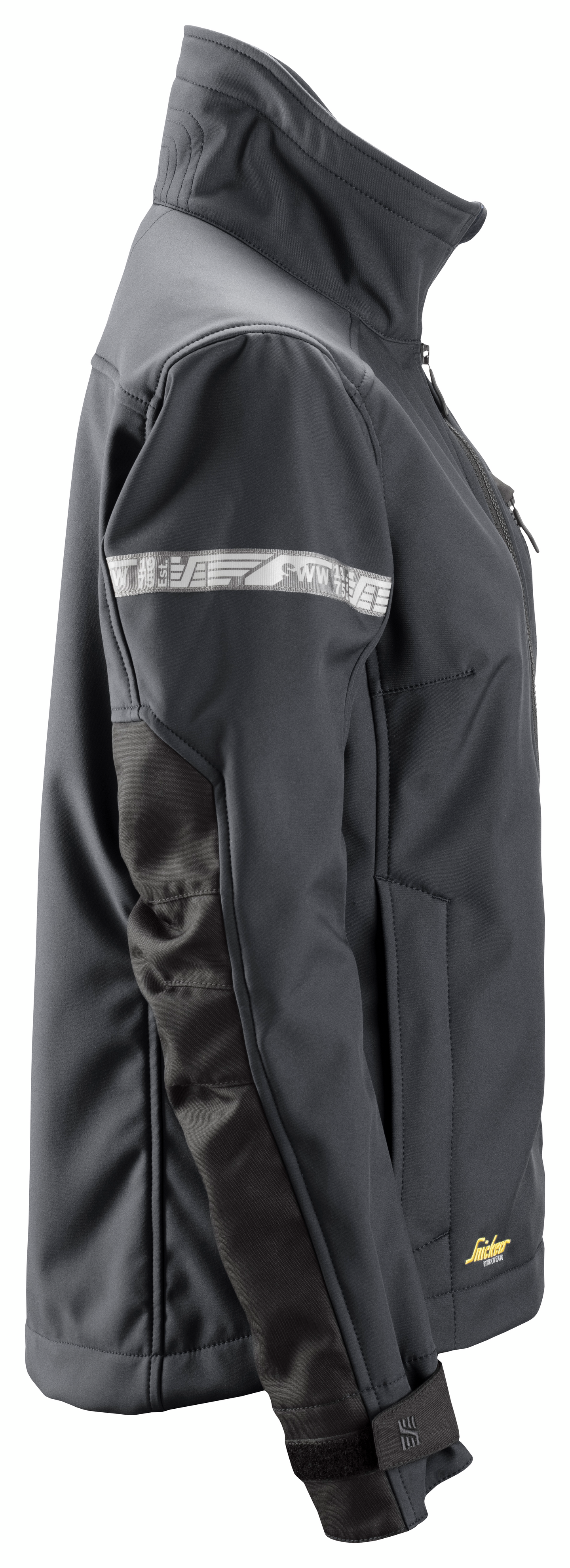 Takki Snickers AllroundWork naisten Softshell 1207 harmaa-musta
