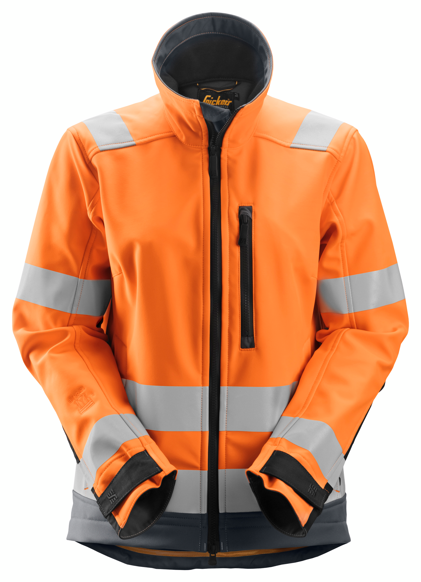 Huomiotakki Snickers AllroundWork naisten Softshell 1237 oranssi-harmaa