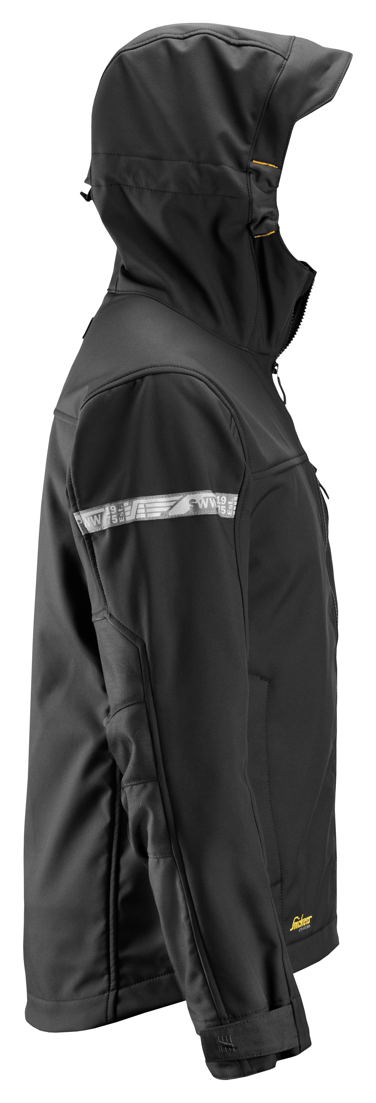 Takki Snickers AllroundWork Softshell hupulla 1229 musta