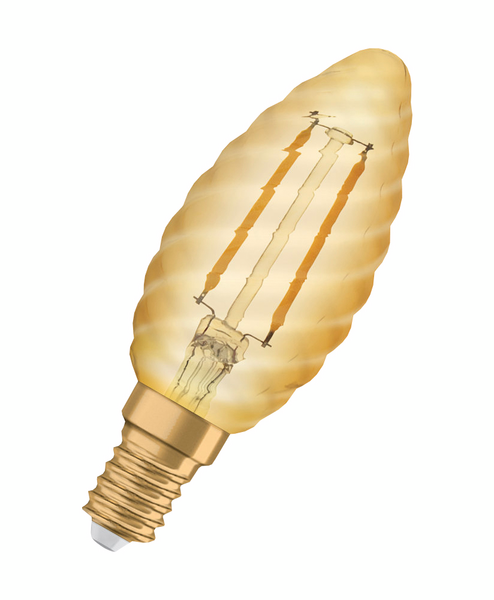 LED OSRAM CL BW 12 KRON E14 FIL GOLD