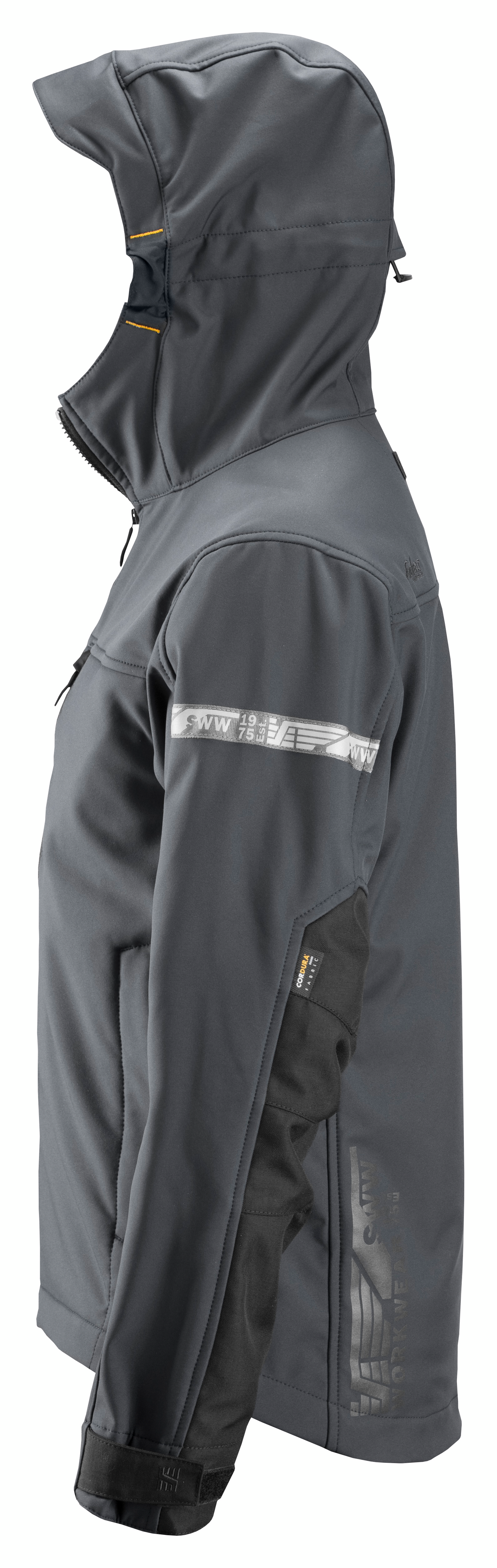 Takki Snickers AllroundWork Softshell hupulla 1229 harmaa-musta