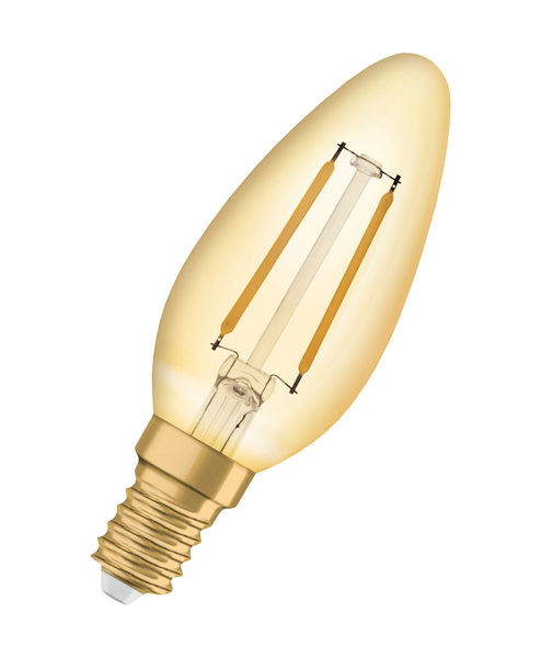 LED OSRAM CL B 22 KRON E14 FIL GOLD