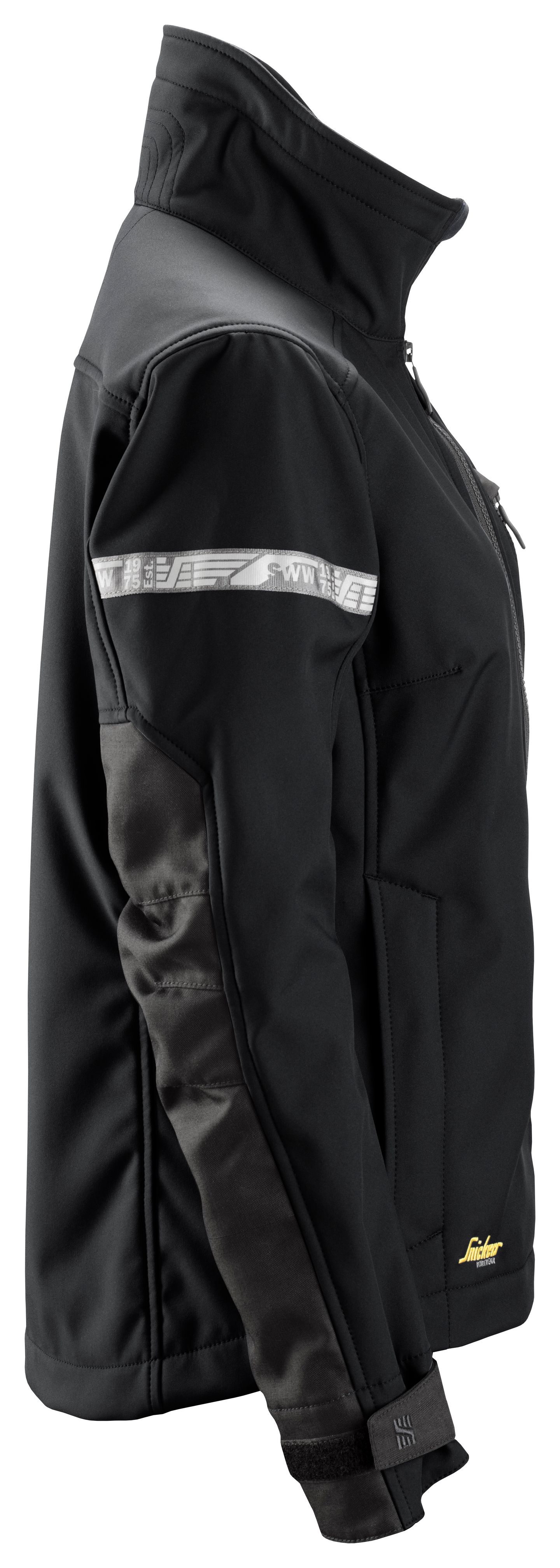 Takki Snickers AllroundWork naisten Softshell 1207 musta