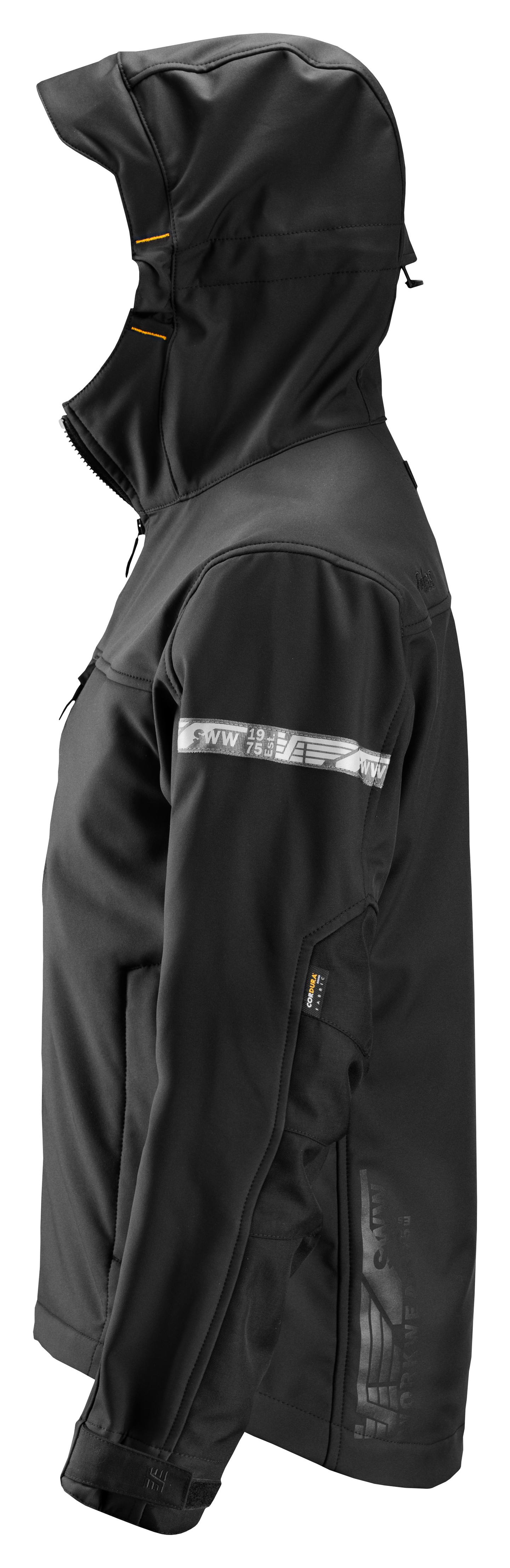 Takki Snickers AllroundWork Softshell hupulla 1229 musta