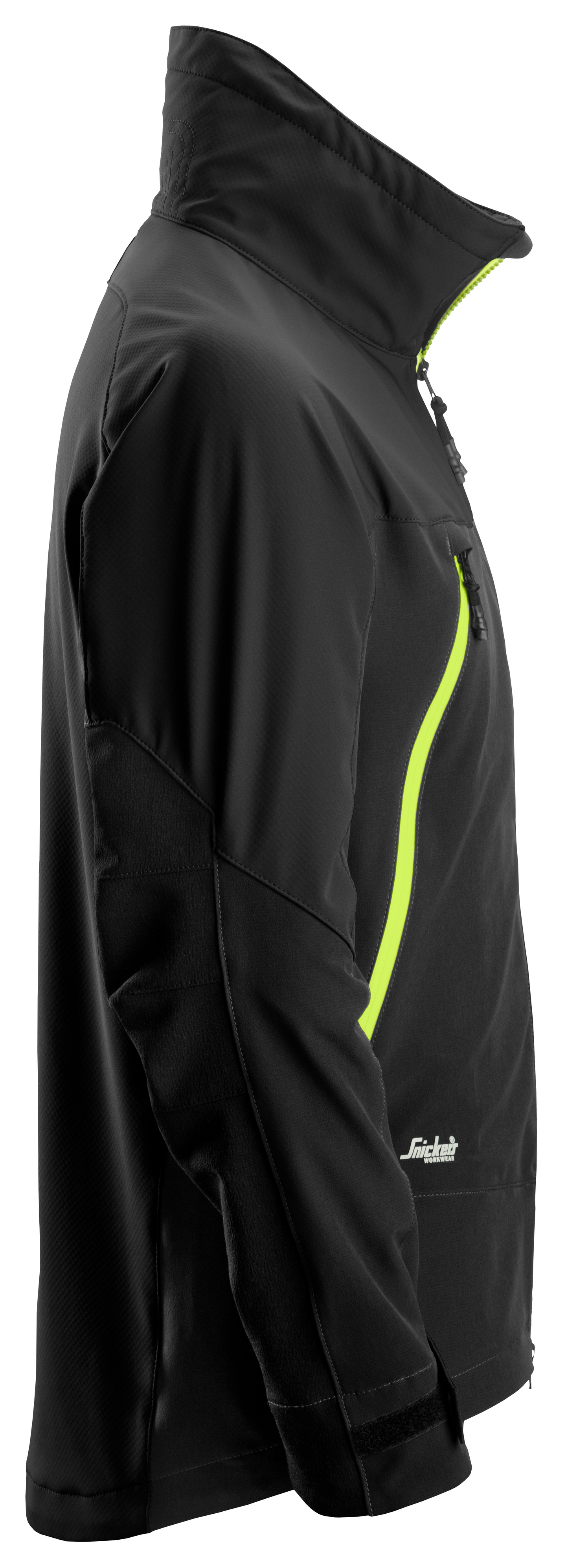 Takki Snickers FlexiWork Softshell Stretch 1940 musta