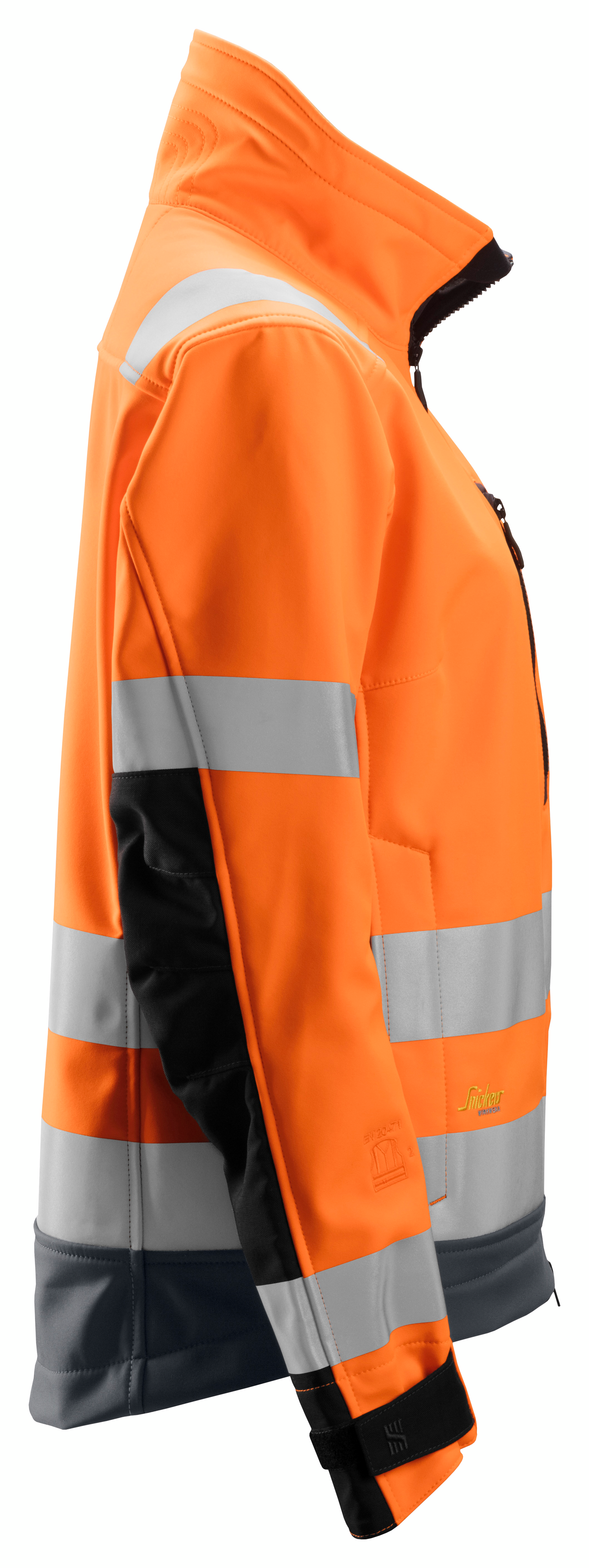 Huomiotakki Snickers AllroundWork naisten Softshell 1237 oranssi-harmaa