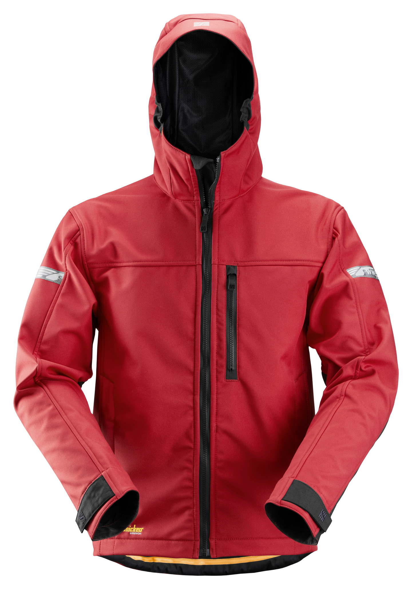 Takki Snickers AllroundWork Softshell hupulla 1229 punainen-musta